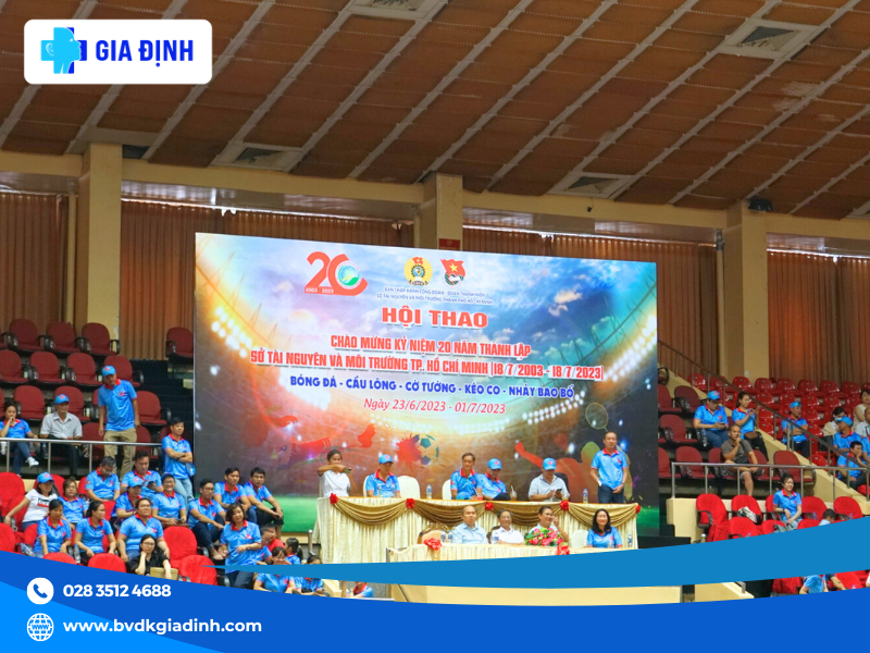 Hội thao kỷ niệm 20 năm thành lập Sở Tài Nguyên và Môi Trường